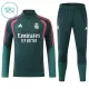 Real Madrid Felpe da Allenamento Bambino 1/4-Zip 2026-27 Verde Real Madrid Felpe da Allenamento Bambino 1/4-Zip 2026-27 Verde