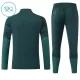 Real Madrid Felpe da Allenamento Bambino 1/4-Zip 2026-27 Verde