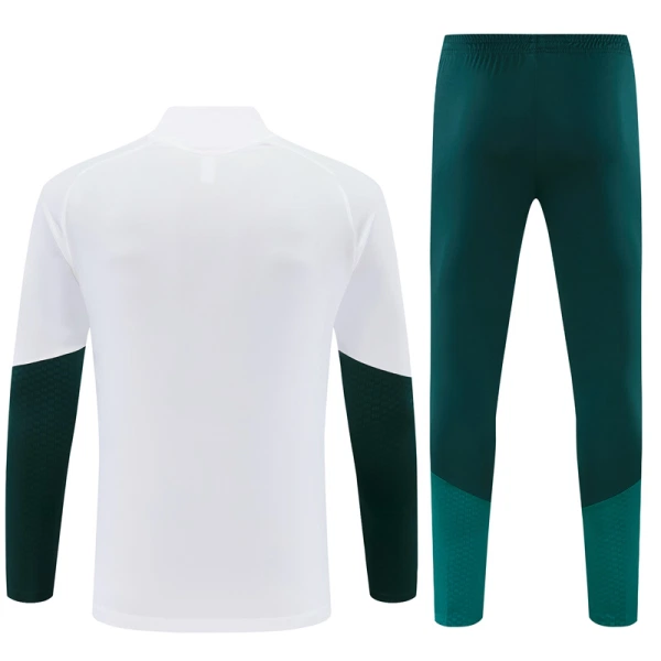 Real Madrid Felpe da Allenamento Uomo 1/4-Zip 2026-27 Bianca