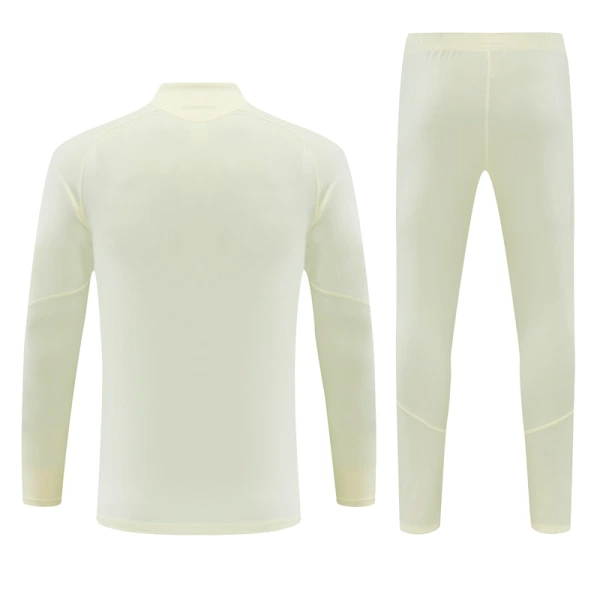 Real Madrid Felpe da Allenamento Uomo 1/4-Zip 2026-27 Bianca