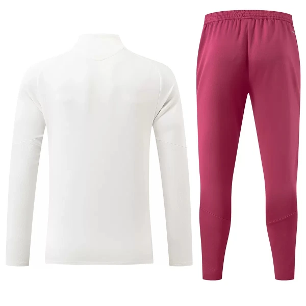 Real Madrid Felpe da Allenamento Uomo 1/4-Zip 2026-27 Bianca