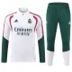 Real Madrid Felpe da Allenamento Uomo 1/4-Zip 2026-27 Bianca Real Madrid Felpe da Allenamento Uomo 1/4-Zip 2026-27 Bianca