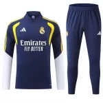 Real Madrid Felpe da Allenamento Uomo 1/4-Zip 2026-27 Blu
