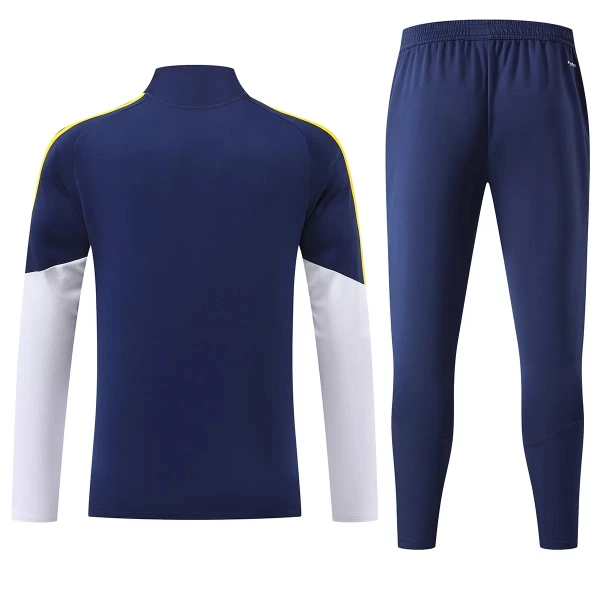 Real Madrid Felpe da Allenamento Uomo 1/4-Zip 2026-27 Blu