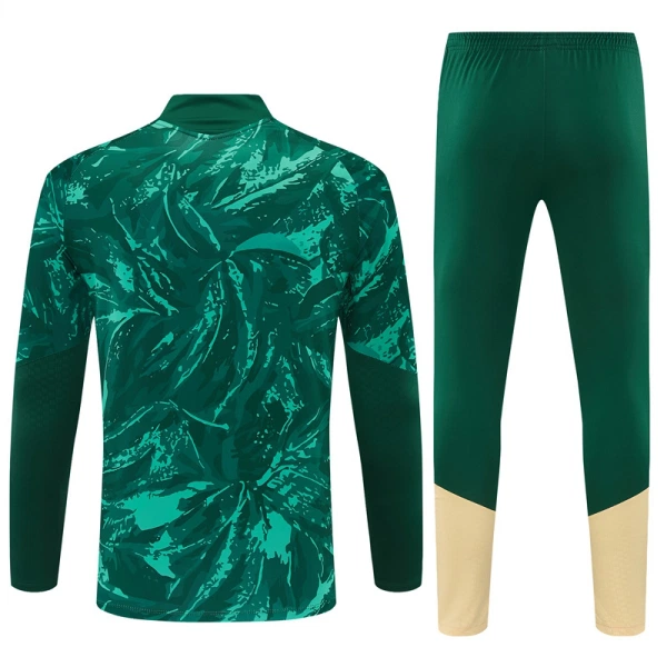 Real Madrid Felpe da Allenamento Uomo 1/4-Zip 2026-27 Verde