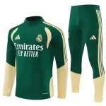 Real Madrid Felpe da Allenamento Uomo 1/4-Zip 2026-27 Verde