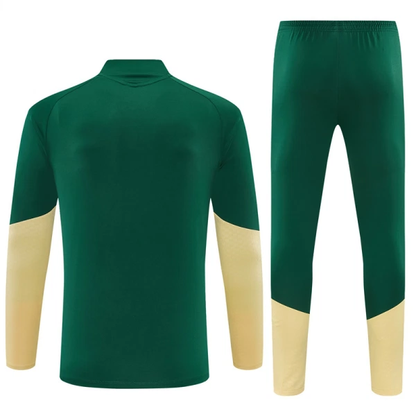 Real Madrid Felpe da Allenamento Uomo 1/4-Zip 2026-27 Verde