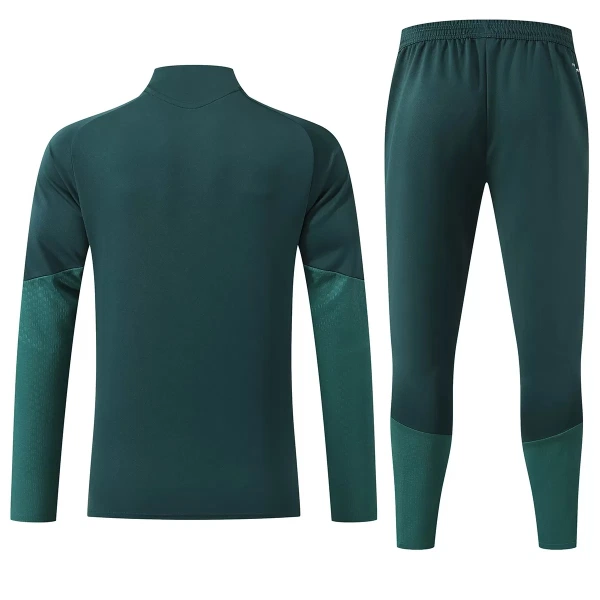 Real Madrid Felpe da Allenamento Uomo 1/4-Zip 2026-27 Verde