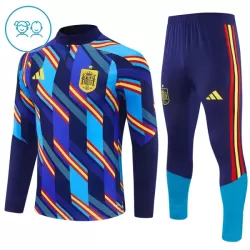 Spagna Felpe da Allenamento Bambino 1/4-Zip 2026-27 Blu Spagna Felpe da Allenamento Bambino 1/4-Zip 2026-27 Blu