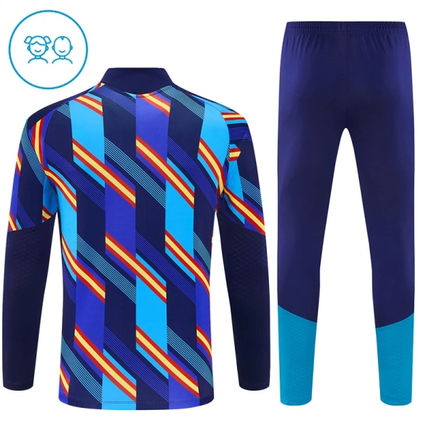 Spagna Felpe da Allenamento Bambino 1/4-Zip 2026-27 Blu