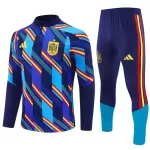 Spagna Felpe da Allenamento Uomo 1/4-Zip 2026-27 Blu