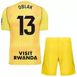 Completo calcio Portiere Atlético Madrid Oblak 13 Bambino 2026-27 Gialla