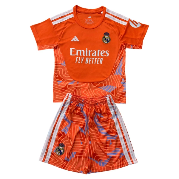 Completo calcio Portiere Real Madrid Bambino 2026-27 Arancia