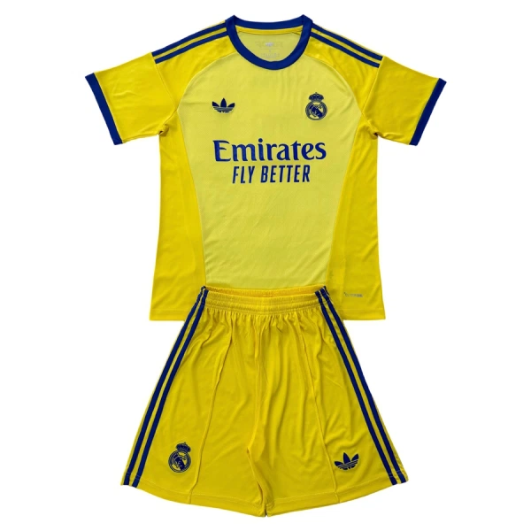 Completo calcio Portiere Real Madrid Bambino 2026-27 Gialla Completo calcio Portiere Real Madrid Bambino 2026-27 Gialla