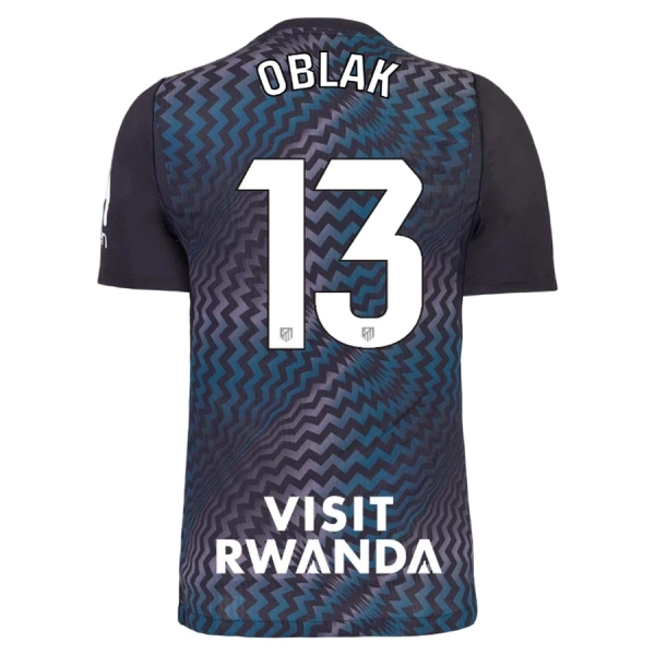 Maglia Portiere Atlético Madrid Oblak 13 Uomo 2026-27 Nera Maglia Portiere Atlético Madrid Oblak 13 Uomo 2026-27 Nera