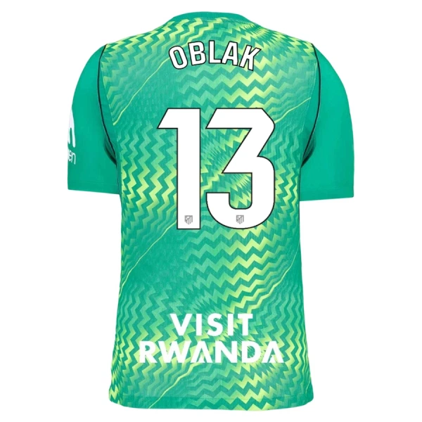 Maglia Portiere Atlético Madrid Oblak 13 Uomo 2026-27 Verde Maglia Portiere Atlético Madrid Oblak 13 Uomo 2026-27 Verde