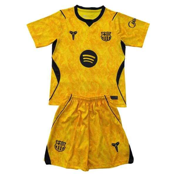 Completo calcio Portiere Barcellona Bambino Secondo 2026-27 Gialla Completo calcio Portiere Barcellona Bambino Secondo 2026-27 Gialla