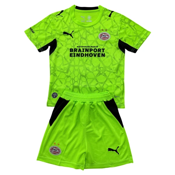 Completo calcio Portiere PSV Eindhoven Bambino 2026-27 Verde Completo calcio Portiere PSV Eindhoven Bambino 2026-27 Verde