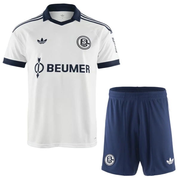 Completo calcio Schalke 04 Bambino Secondo 2026-27 Completo calcio Schalke 04 Bambino Secondo 2026-27