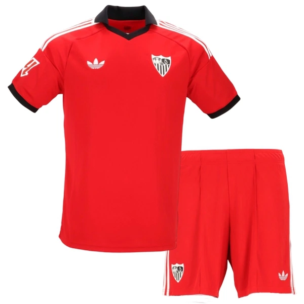 Completo calcio Siviglia Bambino Secondo 2026-27 Completo calcio Siviglia Bambino Secondo 2026-27