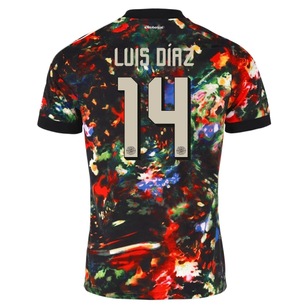 Maglia FC Bayern Monaco Luis Díaz 14 Oktoberfest Uomo 2026-27 Maglia FC Bayern Monaco Luis Díaz 14 Oktoberfest Uomo 2026-27