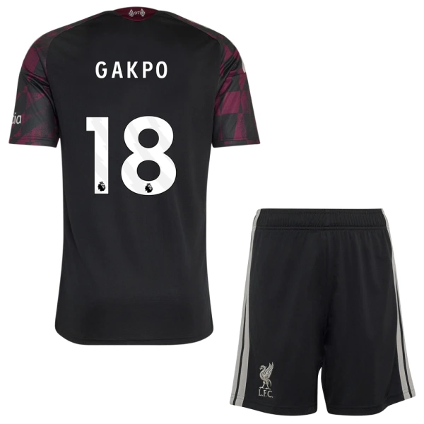 Completo calcio Liverpool Gakpo 18 Bambino 3rd 2026-27 Completo calcio Liverpool Gakpo 18 Bambino 3rd 2026-27