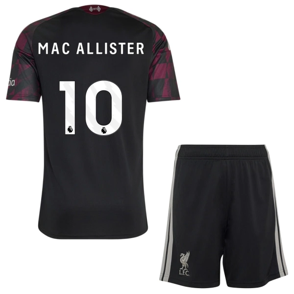 Completo calcio Liverpool Mac Allister 10 Bambino 3rd 2026-27 Completo calcio Liverpool Mac Allister 10 Bambino 3rd 2026-27