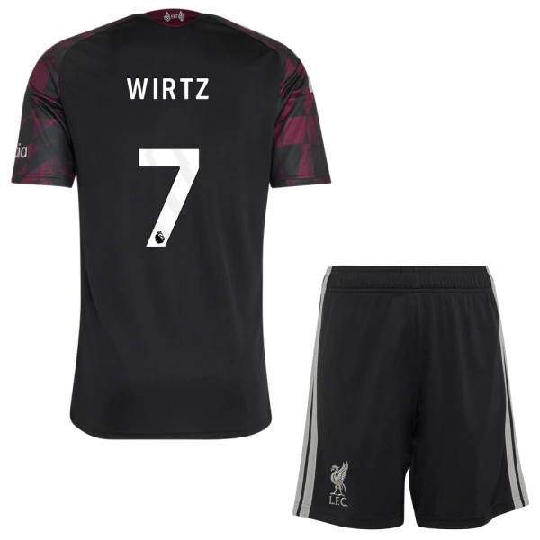 Completo calcio Liverpool Wirtz 7 Bambino 3rd 2026-27 Completo calcio Liverpool Wirtz 7 Bambino 3rd 2026-27