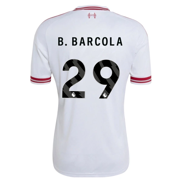 Maglia Liverpool B. Barcola 29 Uomo Secondo 2026-27 Maglia Liverpool B. Barcola 29 Uomo Secondo 2026-27