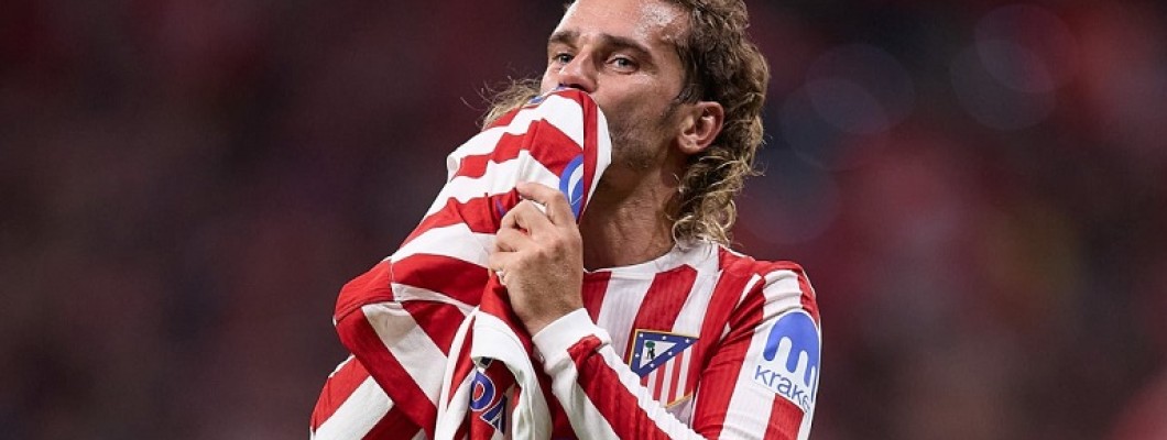 Antoine Griezmann ha segnato il suo 200° gol con l'Atlético Madrid Antoine Griezmann ha segnato il suo 200° gol con l'Atlético Madrid
