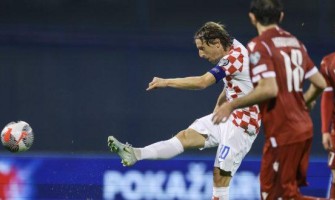 I giocatori croati fanno del loro meglio per qualificarsi a Euro 2024