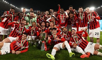 Il Milan vince di nuovo la Supercoppa italiana dopo otto anni