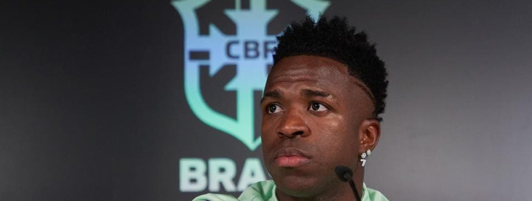 Le lacrime di parole di Vinícius Júnior in conferenza stampa