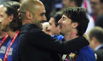 Pep Guardiola apprezza ancora Lionel Messi