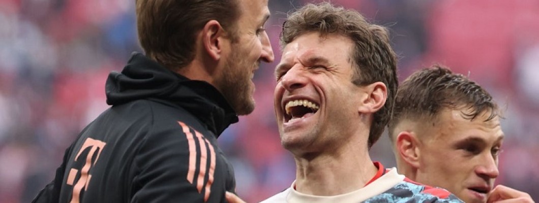 Thomas Müller ha vinto il 13° titolo di Bundesliga